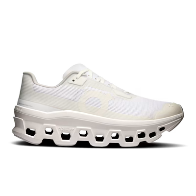 ON Cloudmonster Void Trainers  White White F