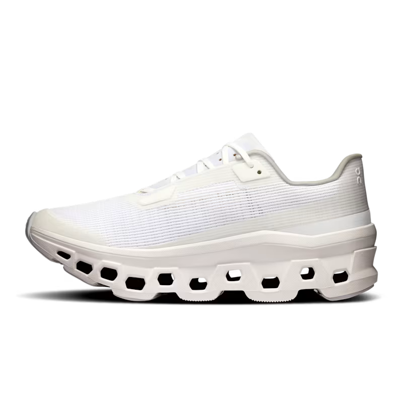 ON Cloudmonster Void Trainers  White White F