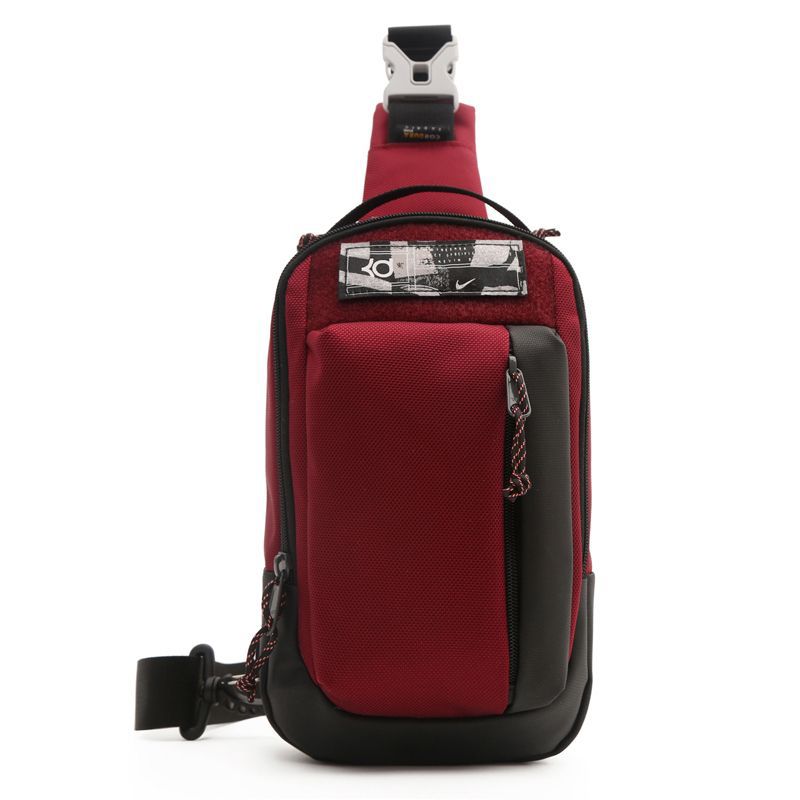 Nike KD Multifunctional Canvas Fanny Pack: Striped Waist Belt Chest Bags for Men & Women