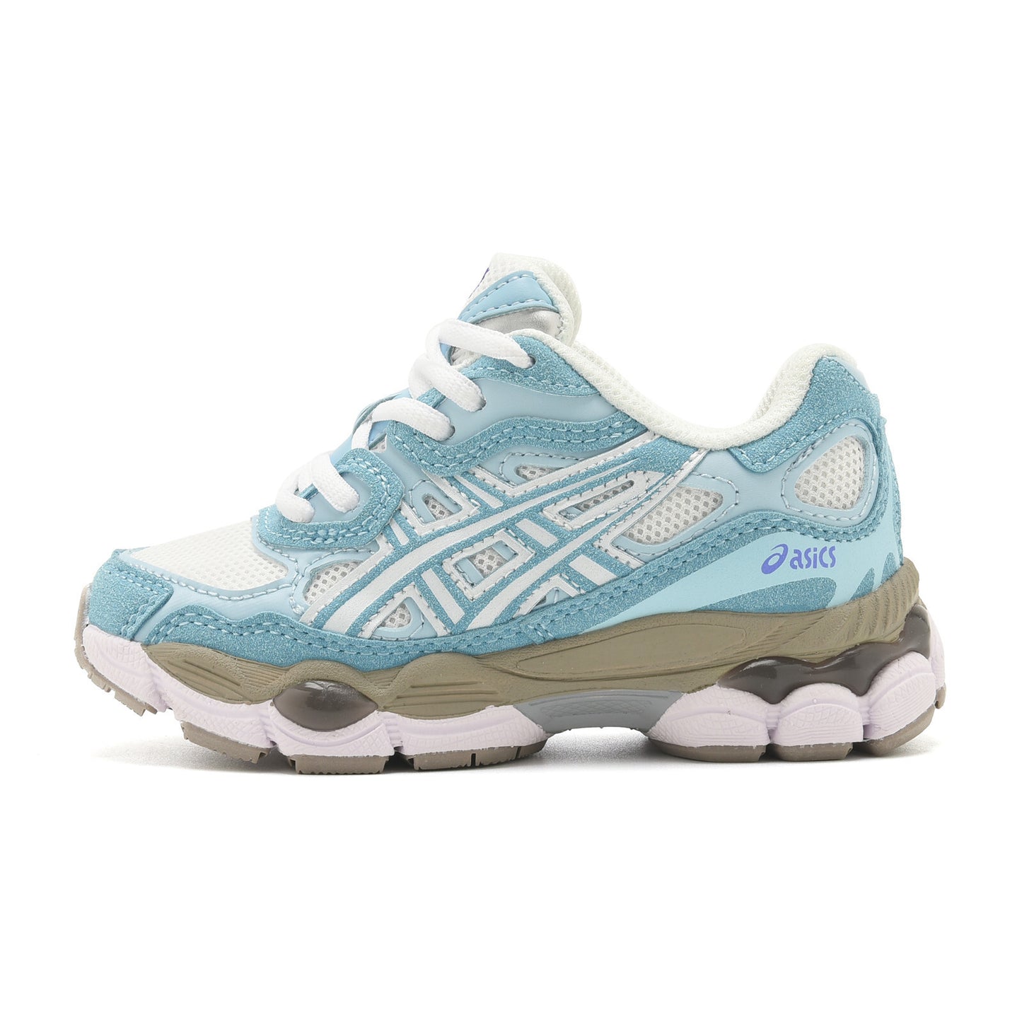 Kids' Asics Gel Nyc Cream Arctic Sky colorway