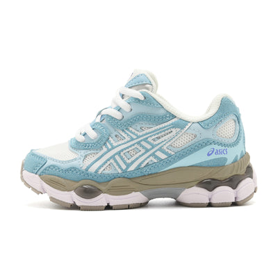 Kids' Asics Gel Nyc Cream Arctic Sky colorway